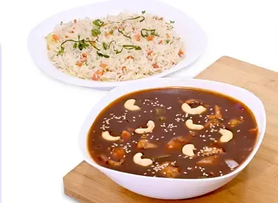 Chicken Cashew Nut With Rice
