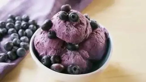 Blueberry Ice Cream